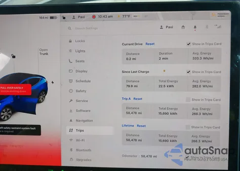 2022 Tesla Model Y Long Range Dual Motor All-Wheel Drive z USA, uszkodzony, nr VIN 7SAYGDEE2NF306932